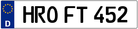 Truck License Plate
